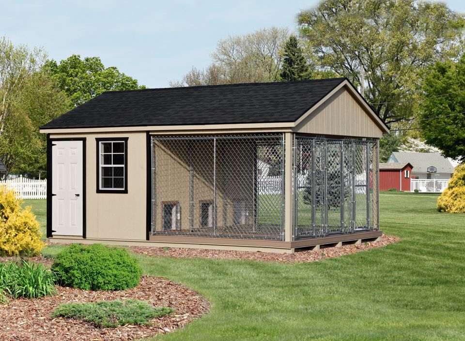 12x18 Traditional Triple Kennel