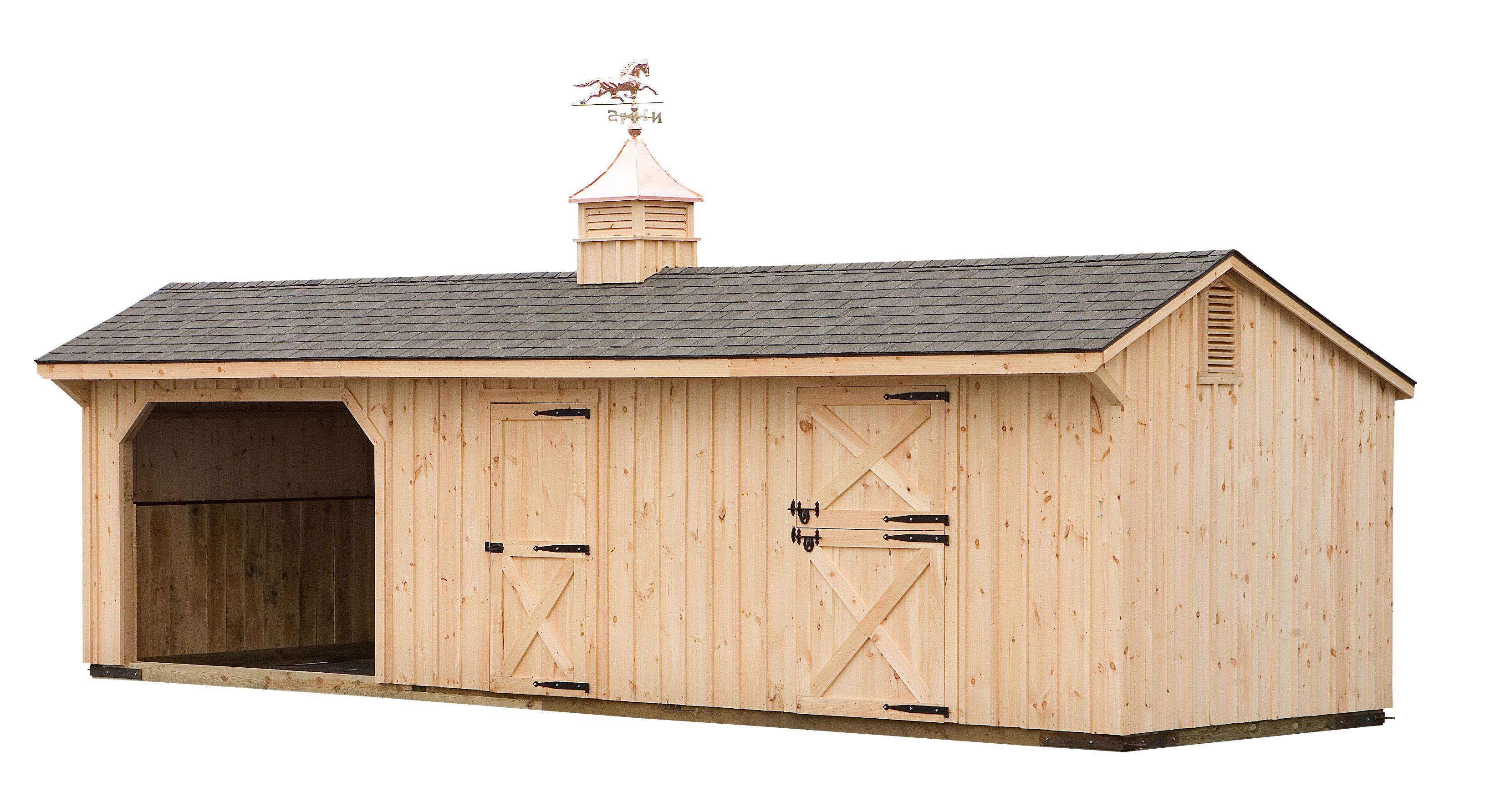 Shed Row Horse Barn